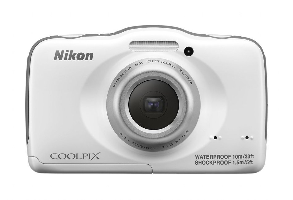 Nikon COOLPIX S32 13.2 MP Waterproof Digital Camera with Full HD 1080p Video (Blue) (Discontinued by Manufacturer) N4