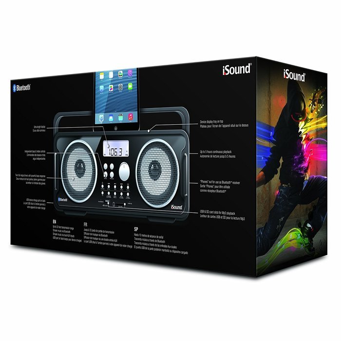 iSound BT-4000 Wireless Boombox (red) N14