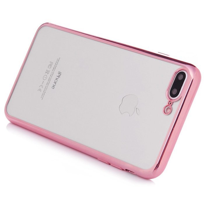 Badalink iPhone 7 Plus Case (5.5") Electroplated Plating Soft TPU Shockproof Flexible Easy Grip Crystal Clear... N2
