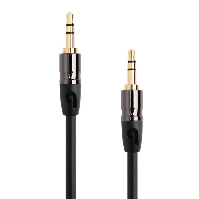 PlugLug - 4FT 3.5mm Male to Female Premium Auxiliary Audio Cable for Headphones, iPods, iPhones, iPads, Home /... N77