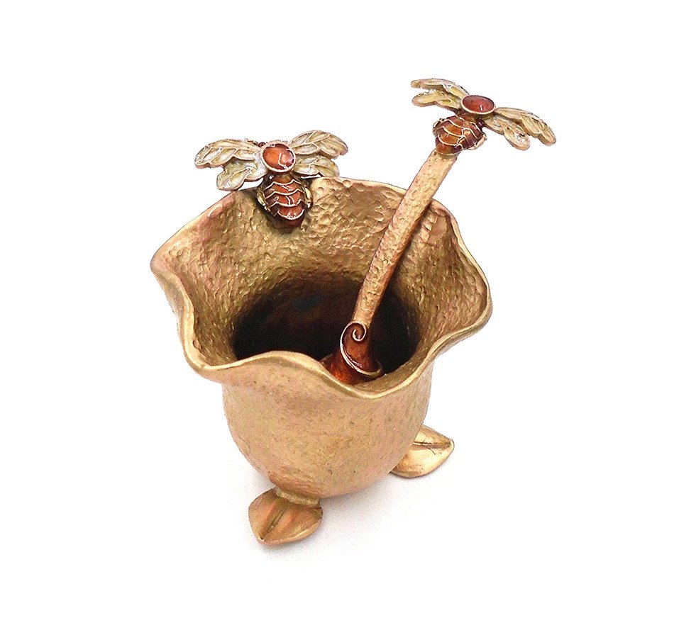 "Bee" Honey Dip Bowl by Heritage Museum Jewelry Replicas