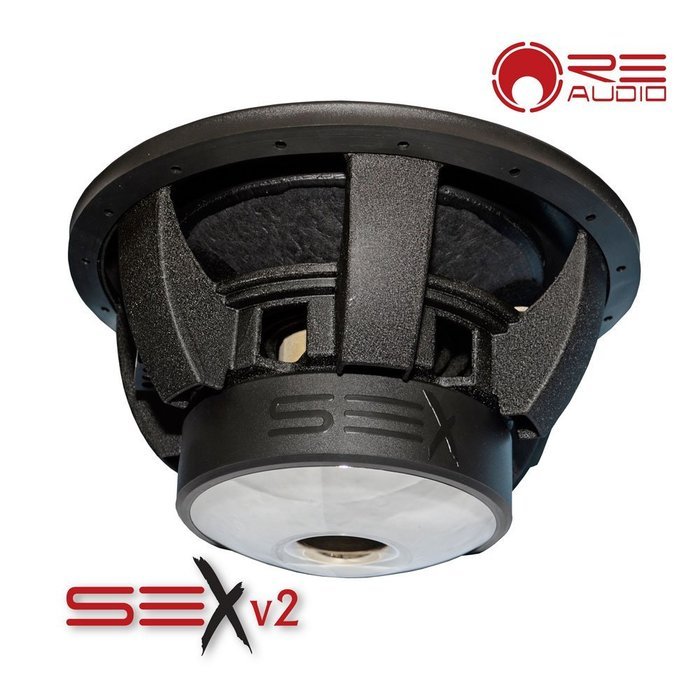 REAudio SEX V2-12D2 750W 12-Inch SEXv2 Series Dual 2 Ohm Subwoofer