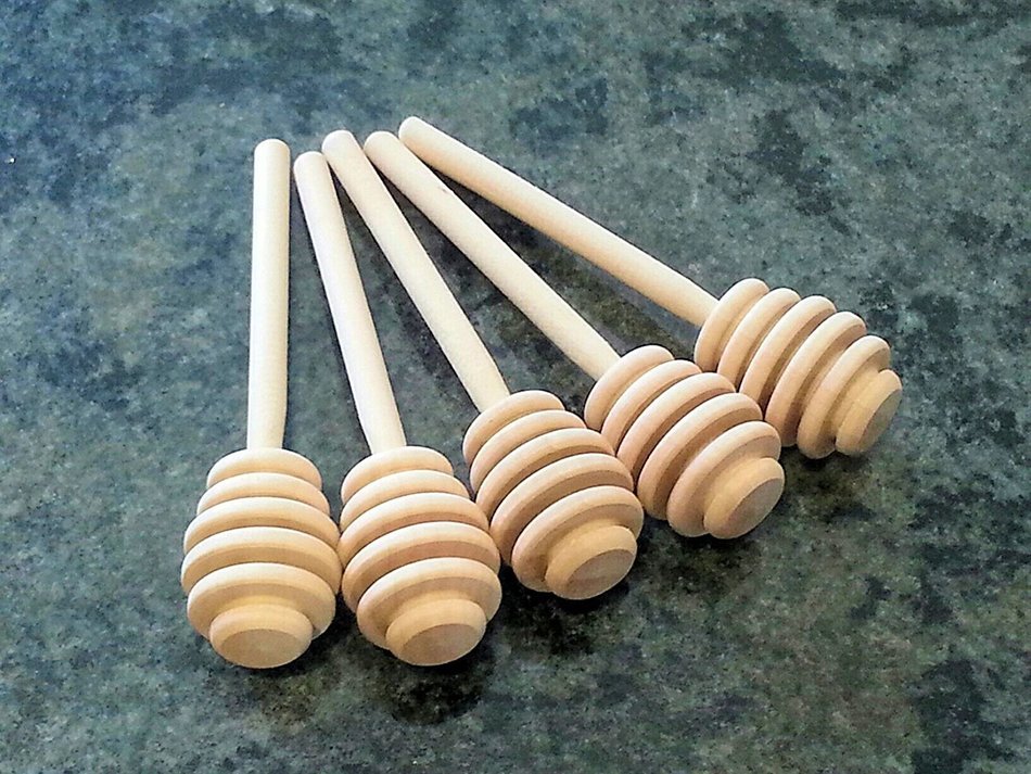 72 4 Inch Honey Dippers - For Favors or Resale