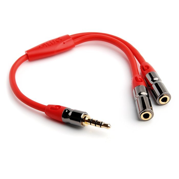 PlugLug - 4FT 3.5mm Male to Female Premium Auxiliary Audio Cable for Headphones, iPods, iPhones, iPads, Home /... N83