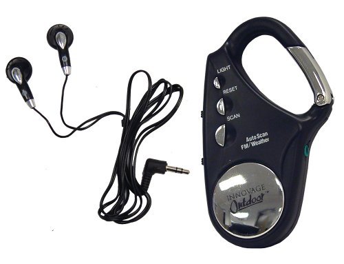 Innovage FM Clip Weather Radio with Earphones N2