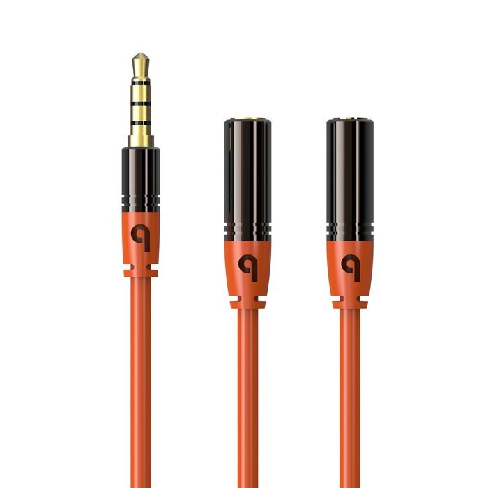 PlugLug - 4FT 3.5mm Male to Female Premium Auxiliary Audio Cable for Headphones, iPods, iPhones, iPads, Home /... N87