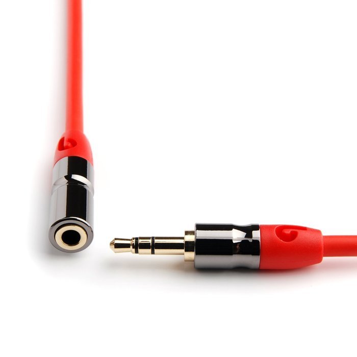 PlugLug - 4FT 3.5mm Male to Female Premium Auxiliary Audio Cable for Headphones, iPods, iPhones, iPads, Home /... N88