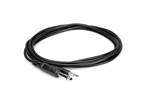 Hosa CMP-103 1/4 inch TS to 3.5 mm TRS Mono Interconnect Cable, 3 feet N2