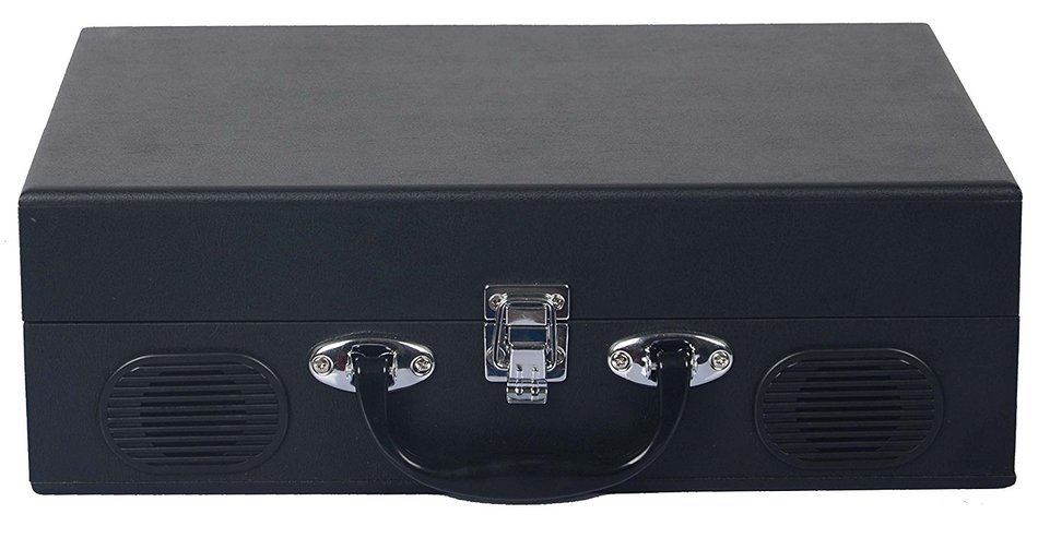 Sylvania STT102USB Portable USB Encoding Turntable Record Player in Suitcase N2