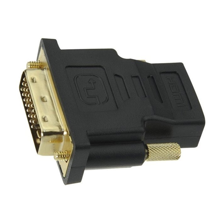 WOVTE Gold Plated HDMI Female to DVI-D Male Video Adapter Adaptor Converter Pack of 5 N4