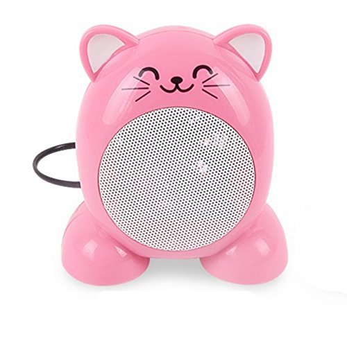 FU-FU Cute Safety Pink Cat Energy-saving Portable Heater Mini Household Office Desktop Household Electric Fan... N5