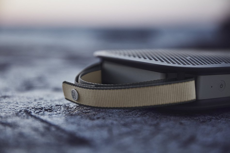 B&O PLAY by Bang & Olufsen Beoplay A2 Active Portable Bluetooth Speaker, Stone Grey N10