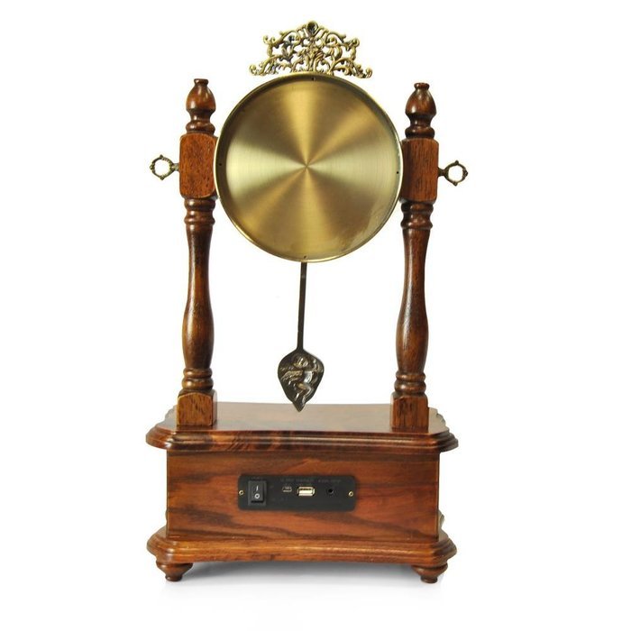 Pyle Bluetooth Radio Alarm Clock, Brown (PVNTLCL51BT) N4