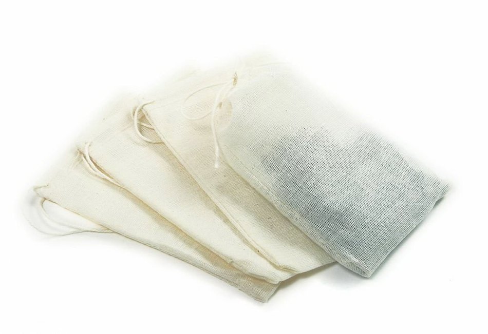 Reusable Tea, Soup, Gravy Brew Bags Set of 4