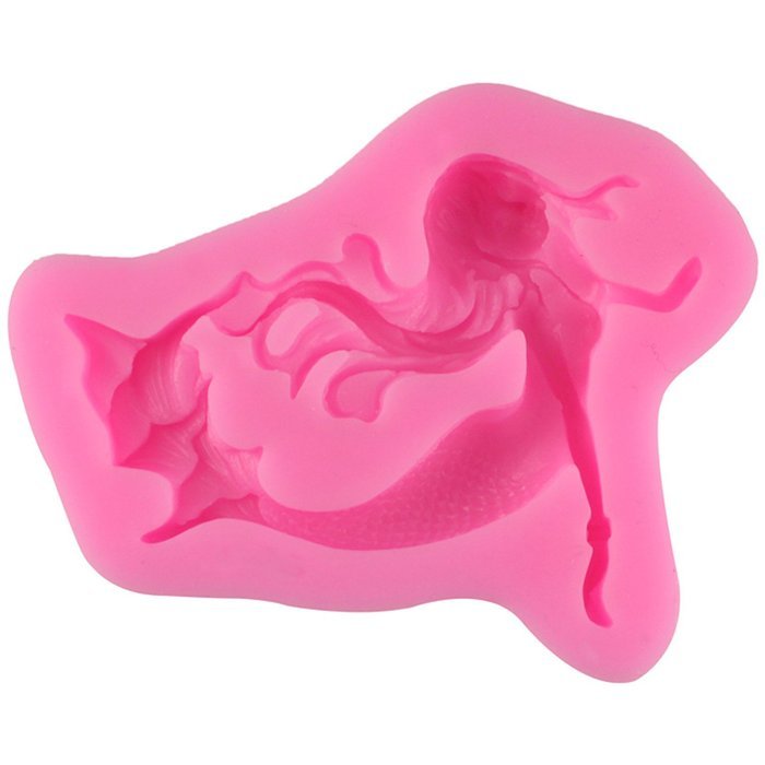 Mujiang Little Mermaid Cake Decorating Food Grade Silicone Jello Sugar Chocolate Fondant Molds N5