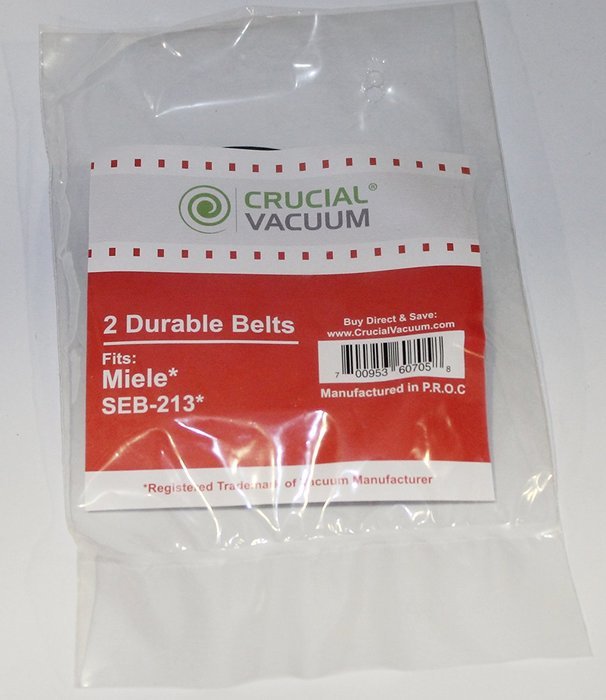 4 Miele Power Nozzle Belts; Fits Miele STB205, SEB213, SEB217 SEB 213, SEB 213-2, SEB 217 & SEB 217-2; Compare... N3