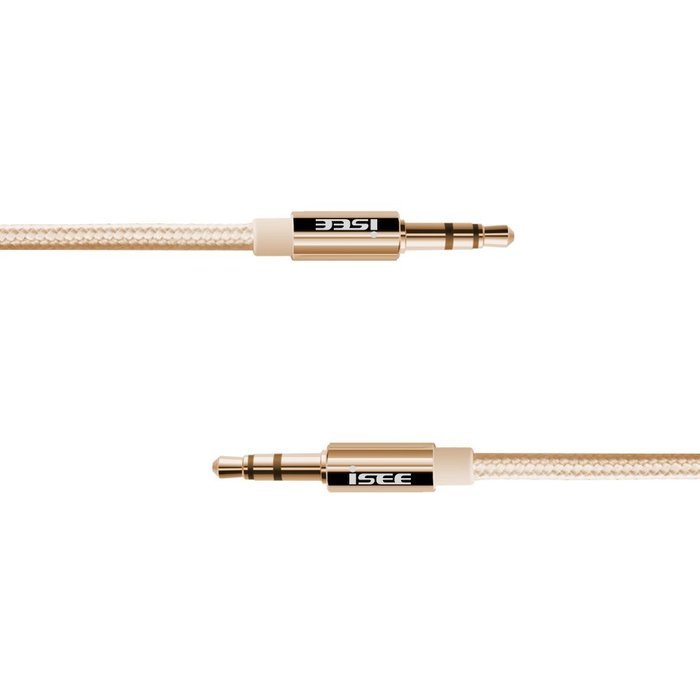 iSEE Aux Cord ,3.3 Ft Nylon premium Audio Cable / Aux Cable , Auxiliary Cable for Car and Home Stereo, Headphone... N9