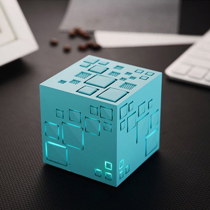 Truewon Rubik's&nbsp;Cube&nbsp;Subwoofer Magic Bluetooth Speaker Creative Desktop Decoration Blue