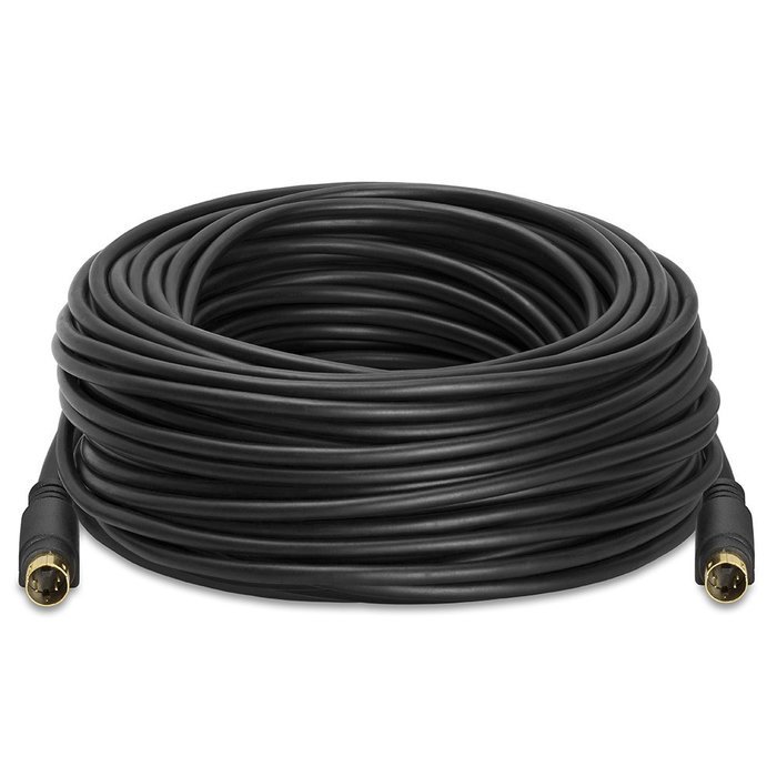Cmple - S-Video SVideo (SVHS) Gold Plated Cable 4 pin - 3 ft N4