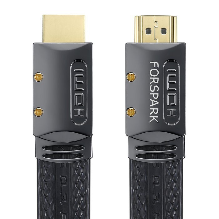 FORSPARK Ultra High Speed HDMI Cable 4Feet(1.3m) with Ethernet- 26AWG HDMI 1.4 - 2.0 Professional - 3D -4k- Full... N5