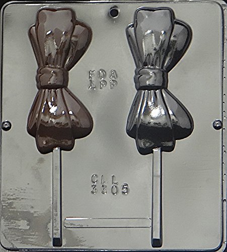 Bow Tie Lollipop Chocolate Candy Mold 3305