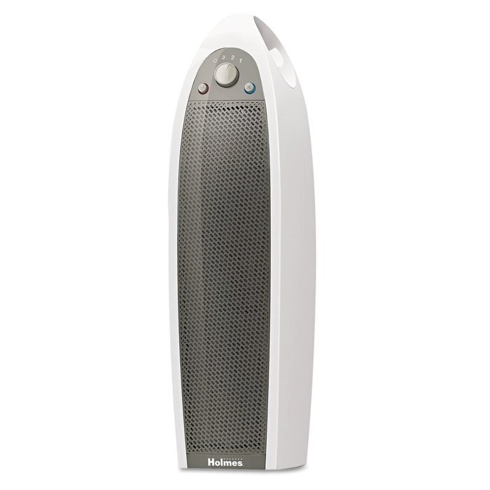 Holmes HAP9424W-U White HEPA Type Tower, 195 sq. ft. Room Capacity (Pack of 2) N2