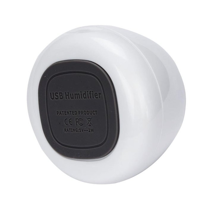 DZT1968 White Home Mini Ultrasonic Aroma LED USB Humidifier Air Diffuser Purifier Atomizer N4