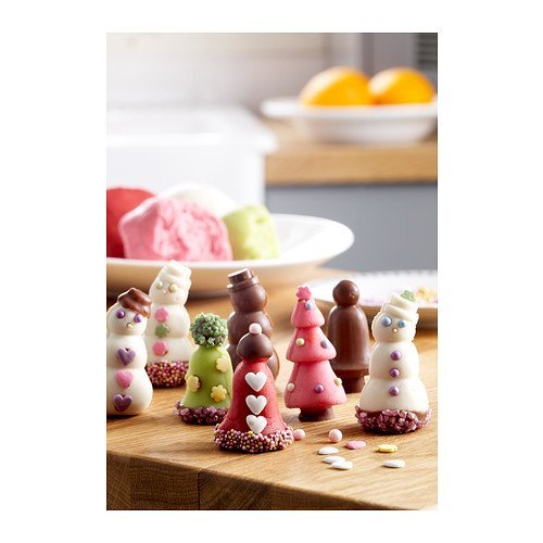 IKEA Chocolate / Marzipan Mold Set of 3 Designs VINTER 2016 403.251.39
