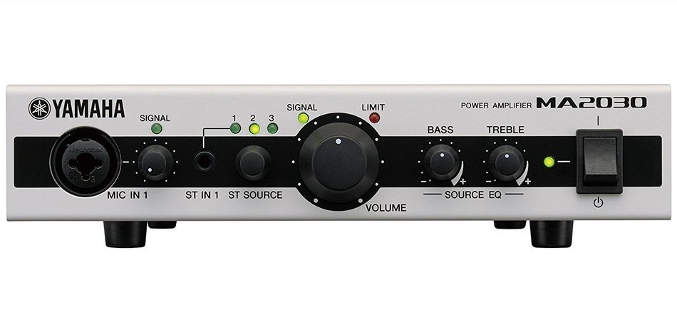 Complete Yamaha Restaurant Sound System with 4 VXS5 Wall-Mount Speakers, MA2030 Mixer Amplifier and Remote Volume... N2