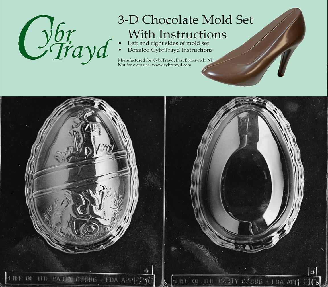 Cybrtrayd E210AB Chocolate Candy Mold, Includes 3D Chocolate Molds ...