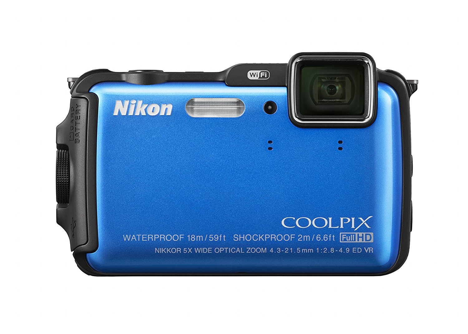 Nikon Coolpix Aw120 161 Mp Wi Fi And Waterproof Digital Camera With Gps And Full Hd 1080p Video 6601