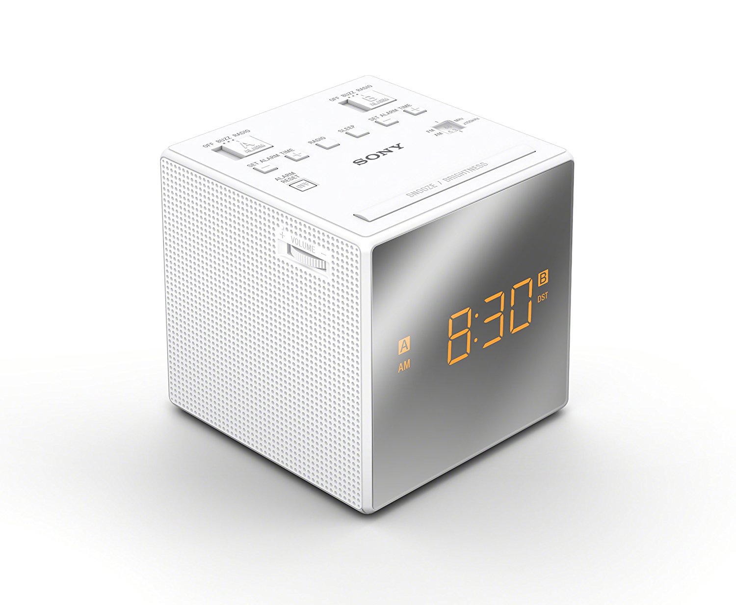 Sony ICFC1T Dual Alarm Clock Radio, White N2 free image download