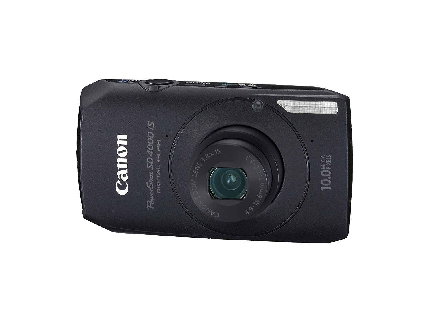 Canon PowerShot SD4000IS 10 MP CMOS Digital Camera with 3.8x Optical ...