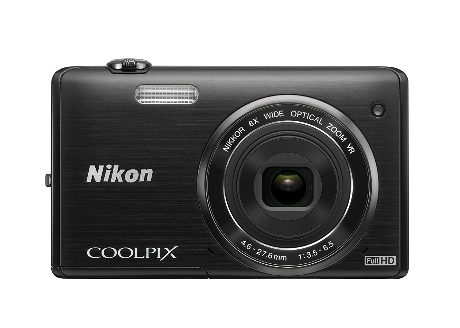 Nikon COOLPIX S5200 WiFi CMOS Digital Camera with 6x Zoom Lens (Black