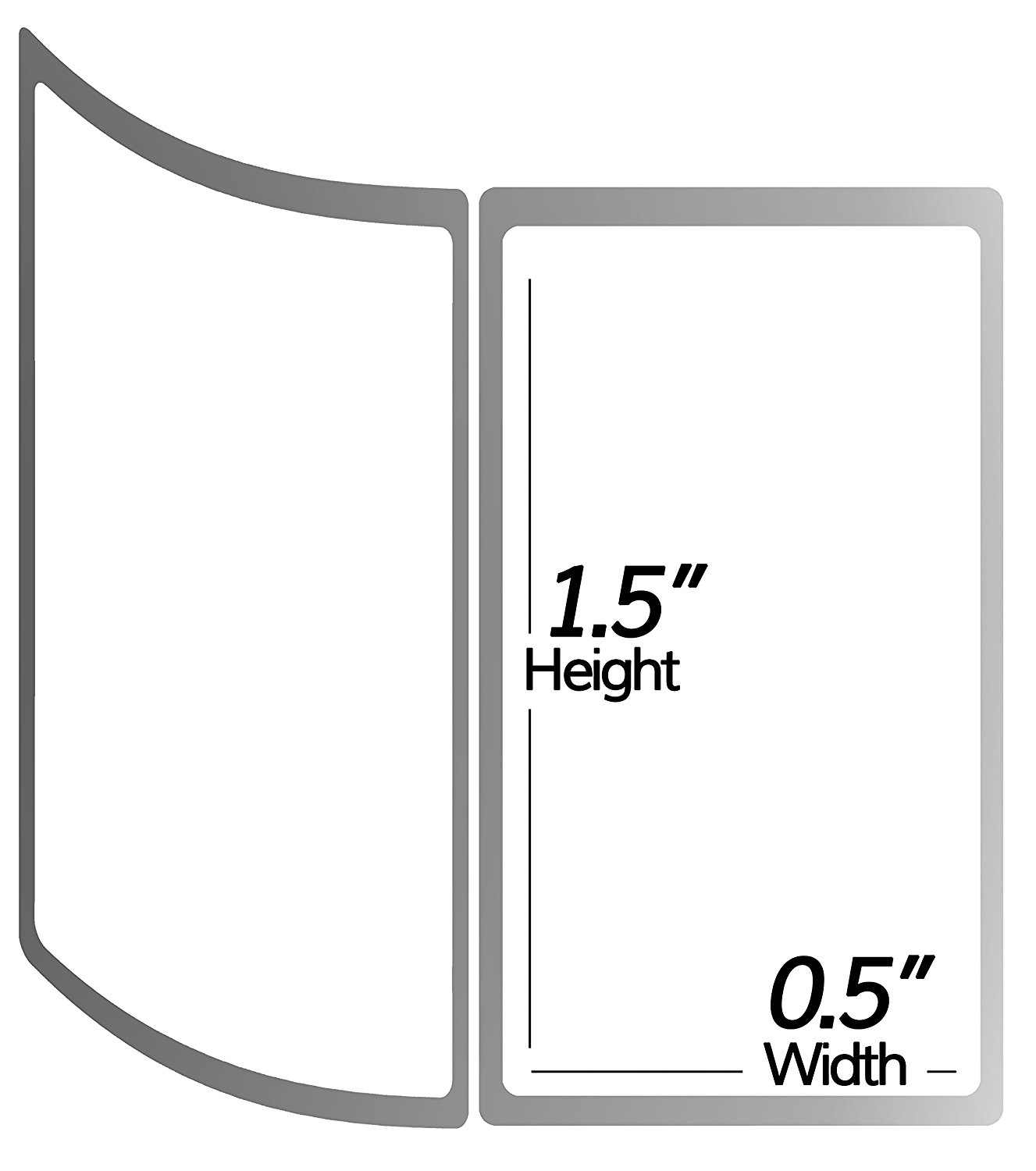 3 Compatible Rolls 100mm X 50mm White Direct Thermal Labels For Zebra