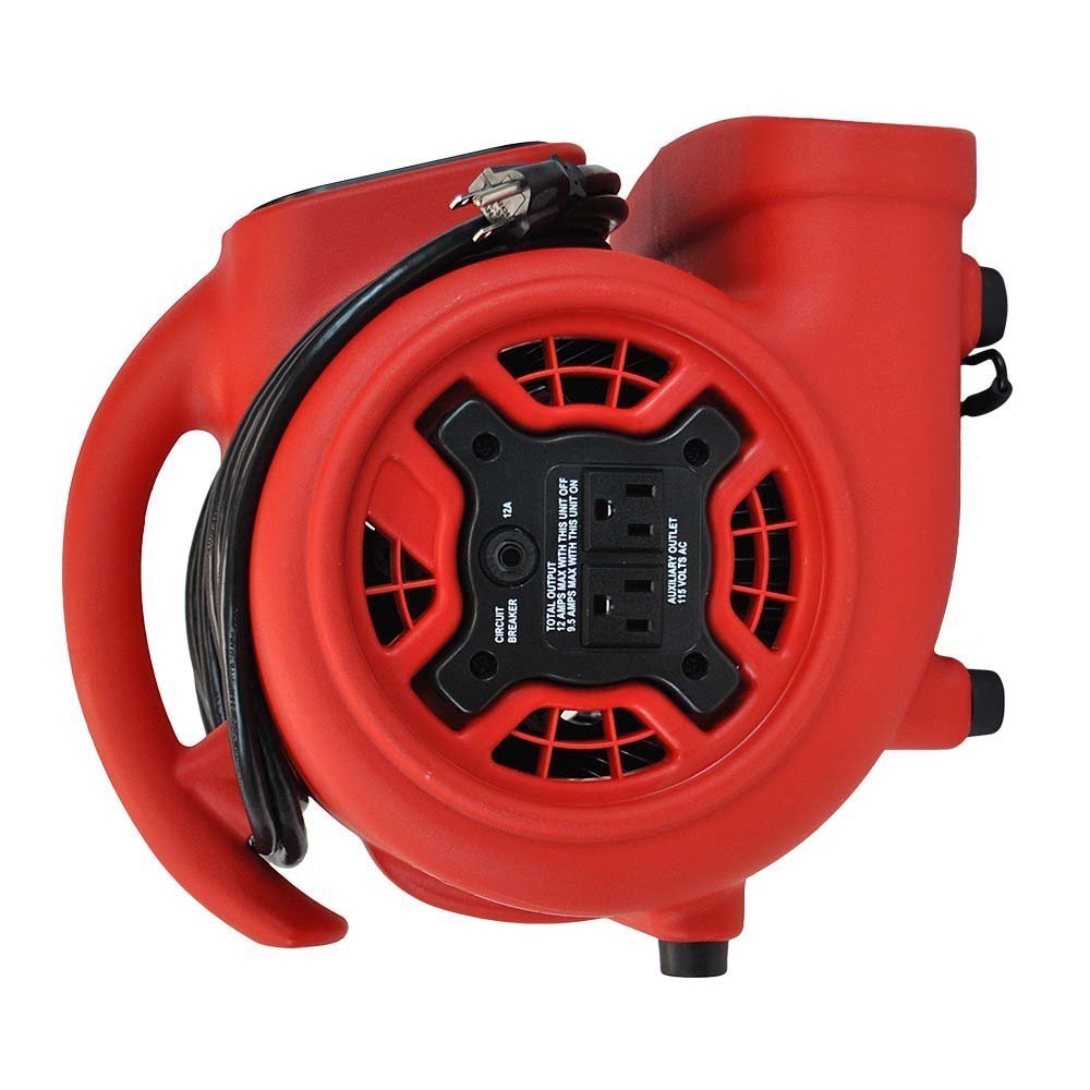 XPOWER P230AT 1/5 HP 800 CFM 3 Speeds Mini Air Mover with 3Hour Timer