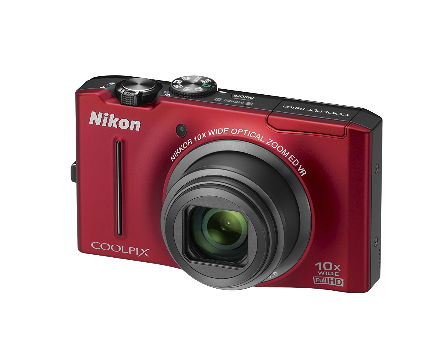 Nikon Coolpix S8100 12.1 MP CMOS Digital Camera with 10x ZoomNikkor ED