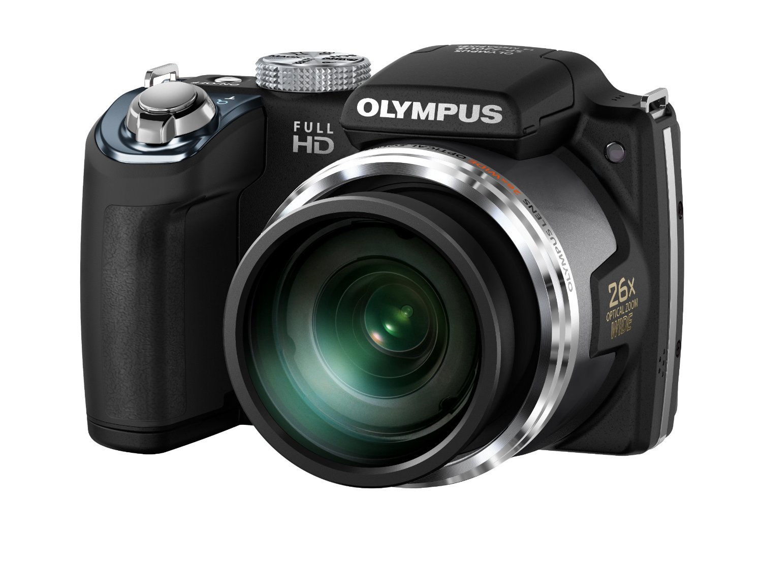 Olympus SP-720UZ 14MP 26x Opt Zoom 3-Inch LCD Digital Camera - Black N6 ...