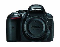Nikon D5300 DX-format Digital SLR Kit w/ 18-55mm VR II and 55-300mm VR Lens Kit (Black) N13