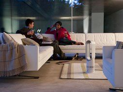 Dyson AM05 Air Multiplier Cools + Heats with Remote - White/Silver (Certified Refurbished) N5