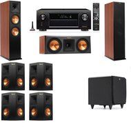 Klipsch RP-280F Tower Speakers CH-RP-250C-SDS12 -7.1-Denon AVR-X4100W