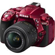 Nikon D5300 DX-format Digital SLR Kit w/ 18-55mm VR II and 55-300mm VR Lens Kit (Black) N18