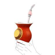 GFDesign Yerba Mate Bombilla Gourd Drinking Filter Straws Stirrer Food-Grade 18/8 Stainless Steel - Set of 2 with... N3