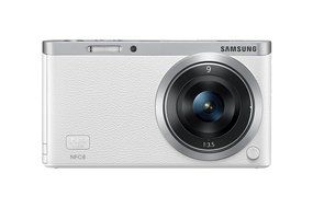 Samsung NX Mini 20.5MP CMOS Smart WiFi &amp; NFC Mirrorless Digital Camera with 9-27mm Lens and 3" Flip Up LCD Touch... N35