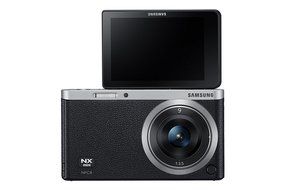 Samsung NX Mini 20.5MP CMOS Smart WiFi &amp; NFC Mirrorless Digital Camera with 9-27mm Lens and 3" Flip Up LCD Touch... N38