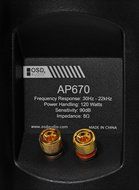 OSD Audio AP670BLK Outdoor Patio Speakers, Pair