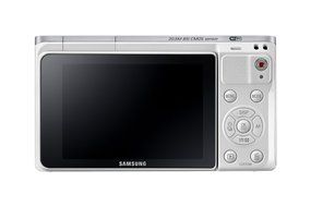 Samsung NX Mini 20.5MP CMOS Smart WiFi &amp; NFC Mirrorless Digital Camera with 9-27mm Lens and 3" Flip Up LCD Touch... N42