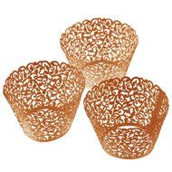 LEFV&trade; 24pcs Cupcake Wrapper Filigree Little Vine Lace Laser Cut Liner Baking Cup Muffin Case Trays Wraps Wedding... N2