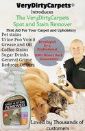 Carpet &amp; Upholstery Cleaning Solution Spot &amp; Stain Remover Spray 32 Oz. Free Spot Removal Guide. Best Concentrated... N6