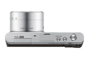 Samsung NX Mini 20.5MP CMOS Smart WiFi &amp; NFC Mirrorless Digital Camera with 9-27mm Lens and 3" Flip Up LCD Touch... N47
